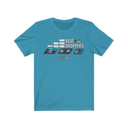 BEAT DROPPERS Unisex Jersey Short Sleeve Tee - PDR LFE Aqua / S PDR LFE