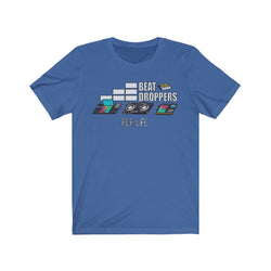 BEAT DROPPERS Unisex Jersey Short Sleeve Tee - PDR LFE True Royal / S PDR LFE