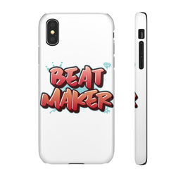 BEAT MAKER Hip Hop Cell Phone Snap Cases - PDR LFE iPhone X / Glossy PDR LFE
