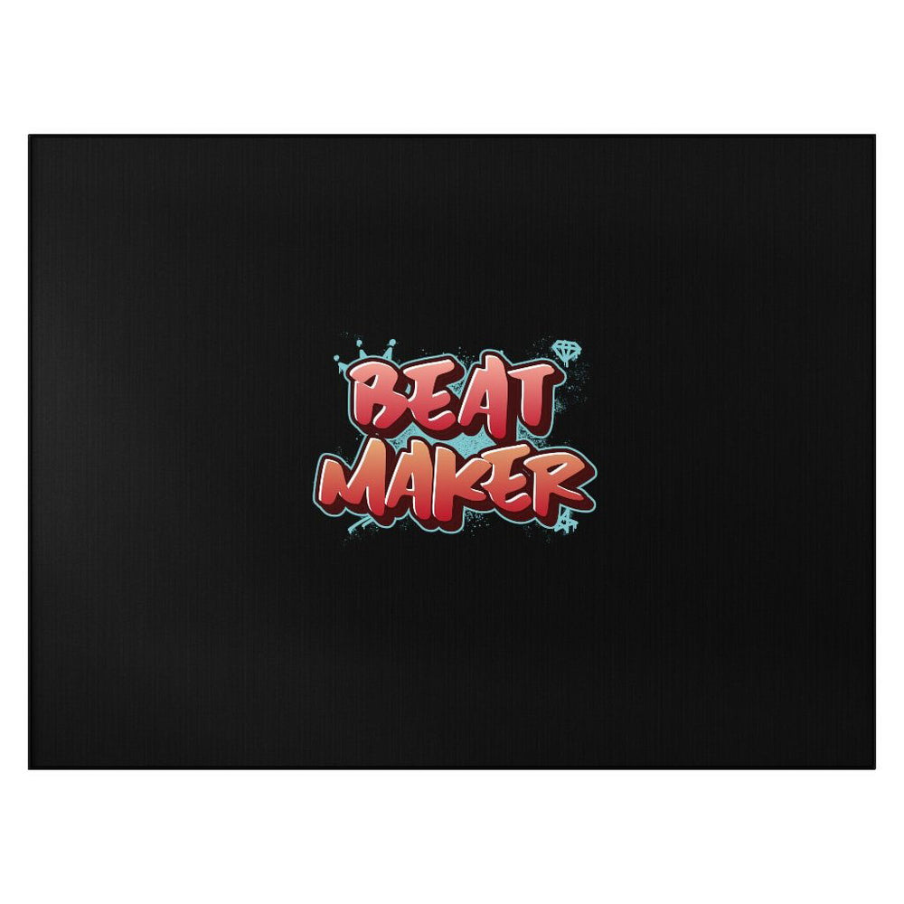 BEAT MAKER Hip Hop Dornier Rug - PDR LFE White / 63" × 84" PDR LFE