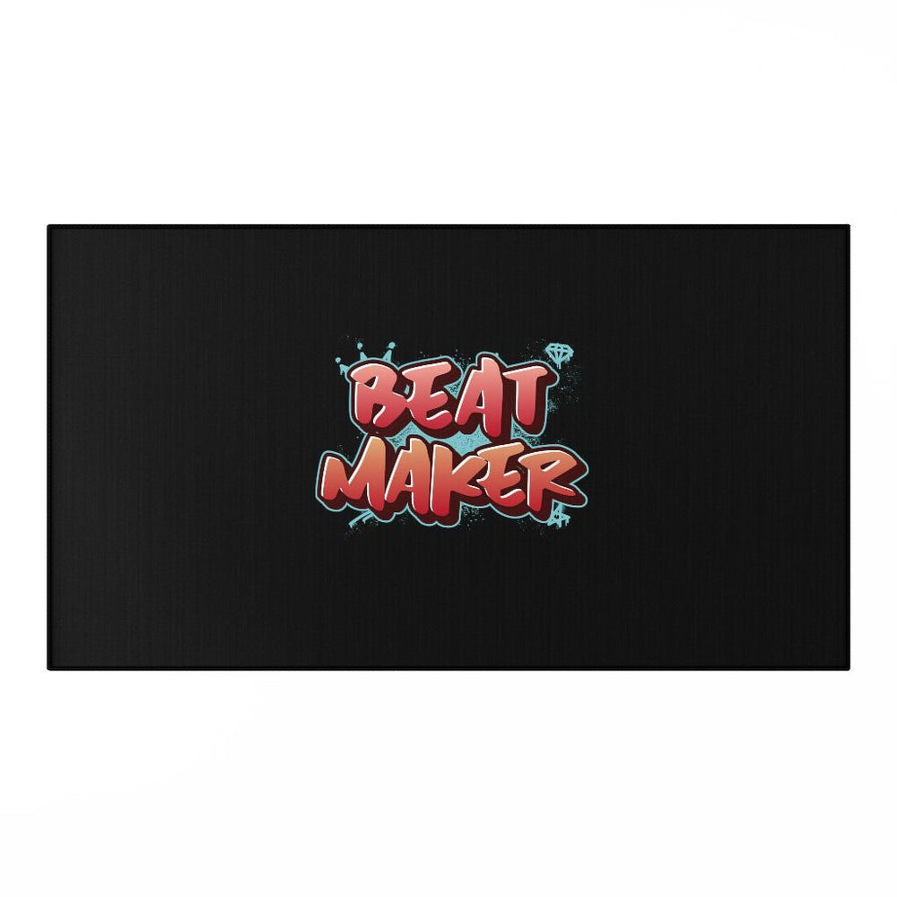 BEAT MAKER Hip Hop Dornier Rug - PDR LFE White / 35" × 63" PDR LFE