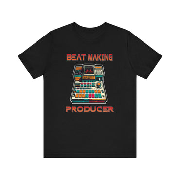 BEAT MAKING PRODUCER HIP HOP Short Sleeve Tee - PDR LFE Black / XS PDR LFE