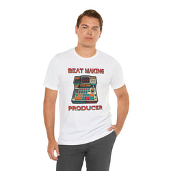 BEAT MAKING PRODUCER HIP HOP Short Sleeve Tee - PDR LFE White / XS PDR LFE