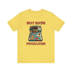BEAT MAKING PRODUCER HIP HOP Short Sleeve Tee - PDR LFE Maize Yellow / XS PDR LFE