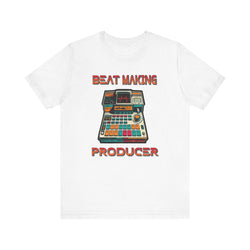 BEAT MAKING PRODUCER HIP HOP Short Sleeve Tee - PDR LFE White / XS PDR LFE