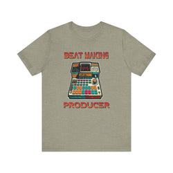 BEAT MAKING PRODUCER HIP HOP Short Sleeve Tee - PDR LFE Heather Stone / XS PDR LFE