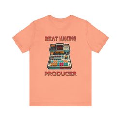 BEAT MAKING PRODUCER HIP HOP Short Sleeve Tee - PDR LFE Sunset / XS PDR LFE