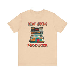 BEAT MAKING PRODUCER HIP HOP Short Sleeve Tee - PDR LFE Heather Sand Dune / XS PDR LFE