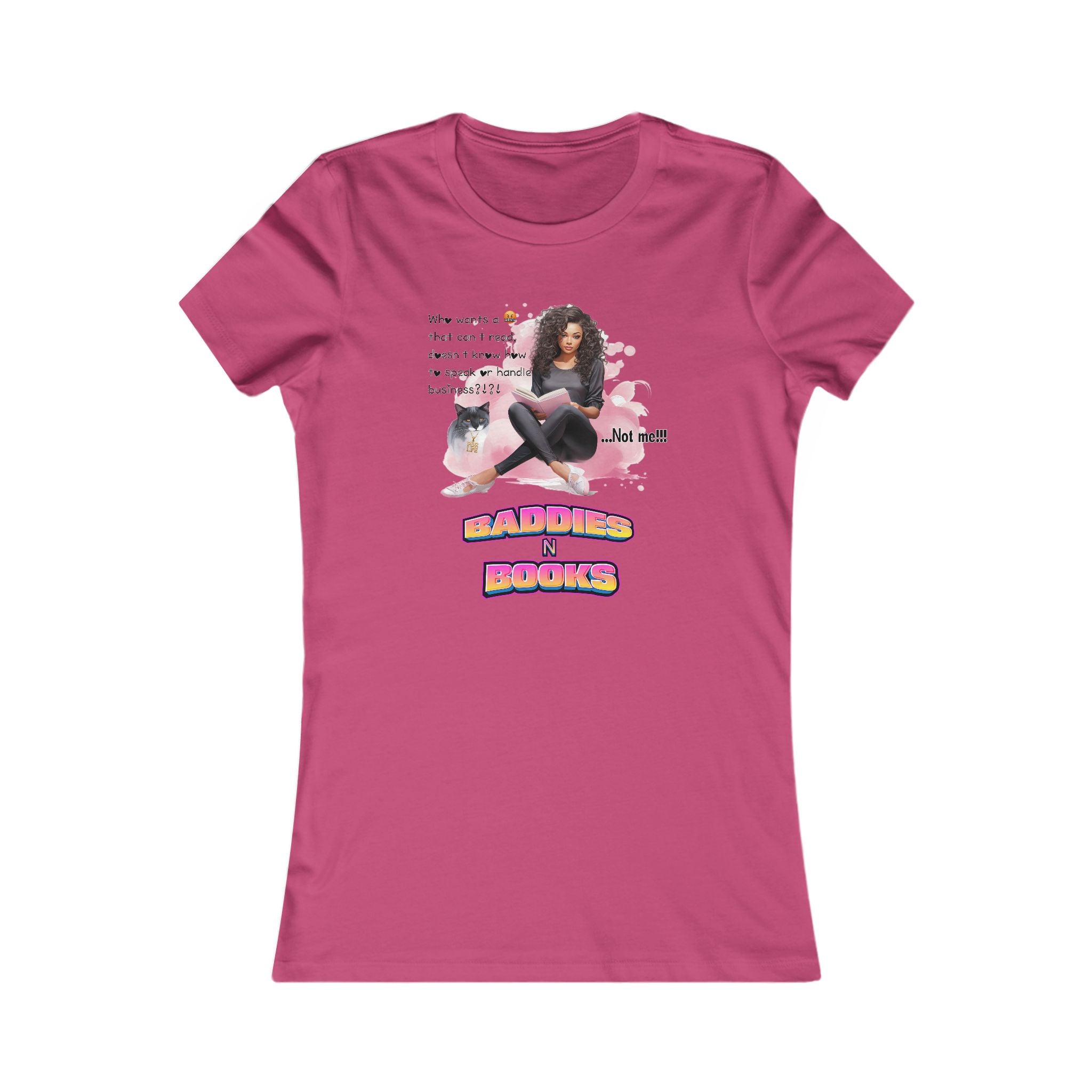 BERRY t-shirt with graphic design and text on a white background