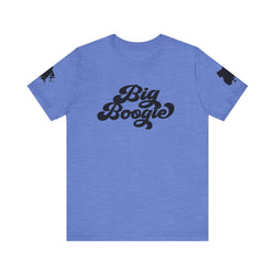 BIG BOOGIE BLK HIP HOP Short Sleeve Tee - PDR LFE Heather Columbia Blue / XS PDR LFE