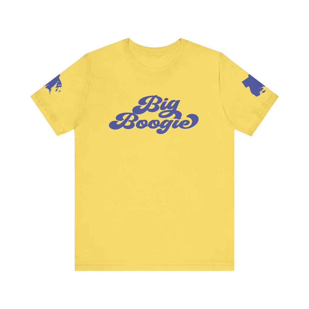 BIG BOOGIE HIP HOP BLU Short Sleeve Tee - PDR LFE Maize Yellow / XS PDR LFE
