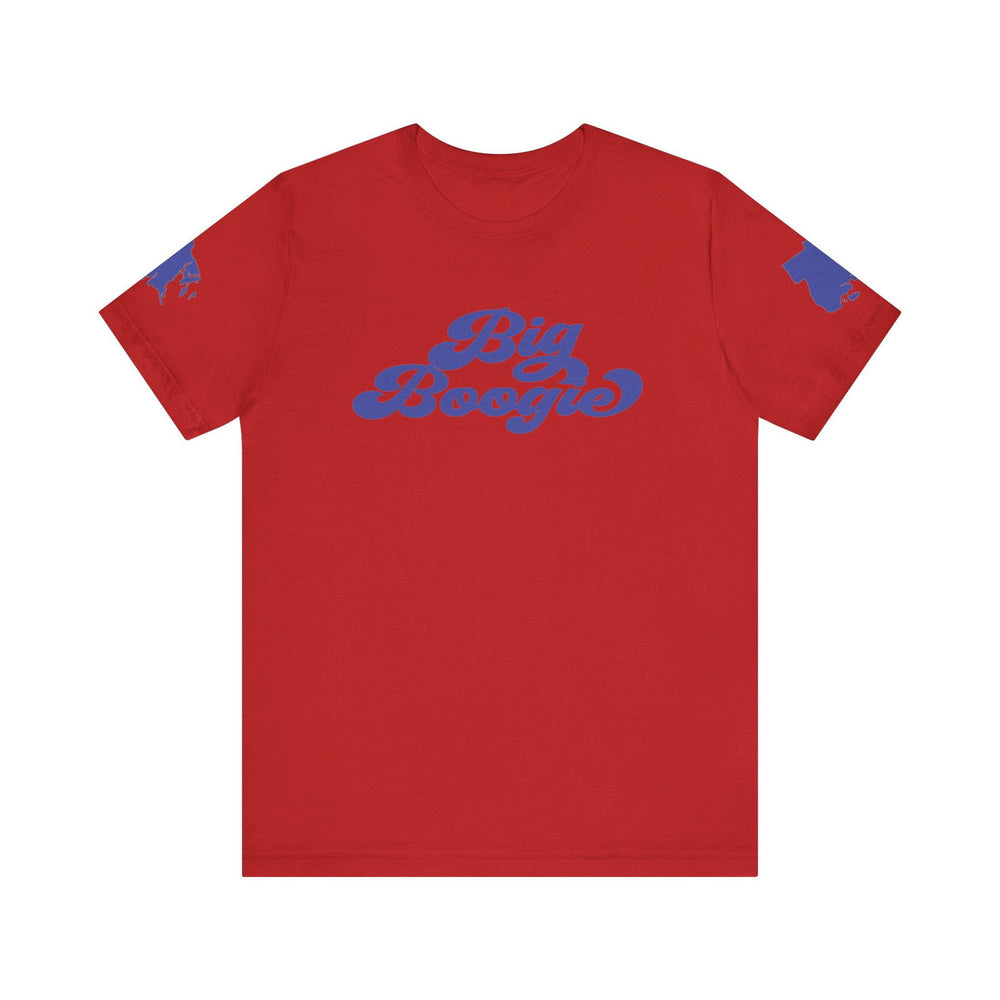 BIG BOOGIE HIP HOP BLU Short Sleeve Tee - PDR LFE Red / XS PDR LFE