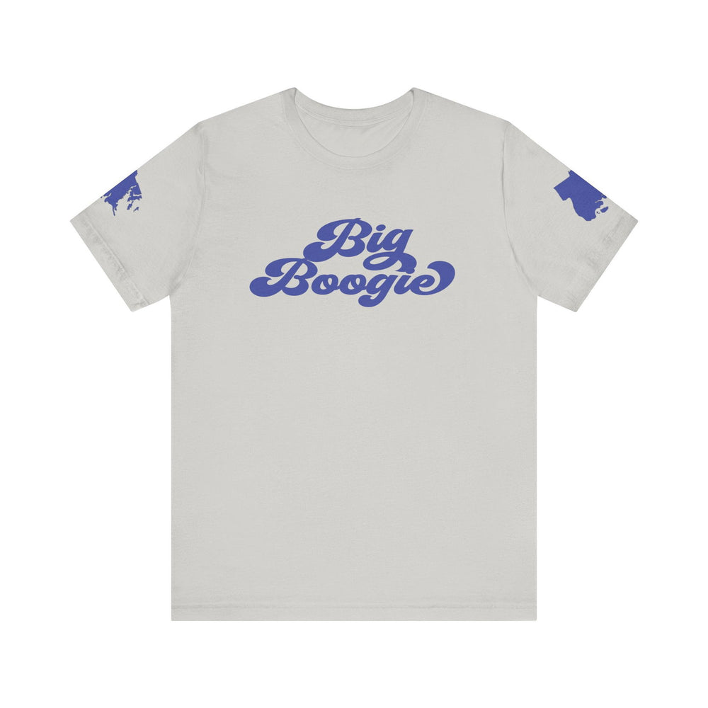 BIG BOOGIE HIP HOP BLU Short Sleeve Tee - PDR LFE Silver / XS PDR LFE