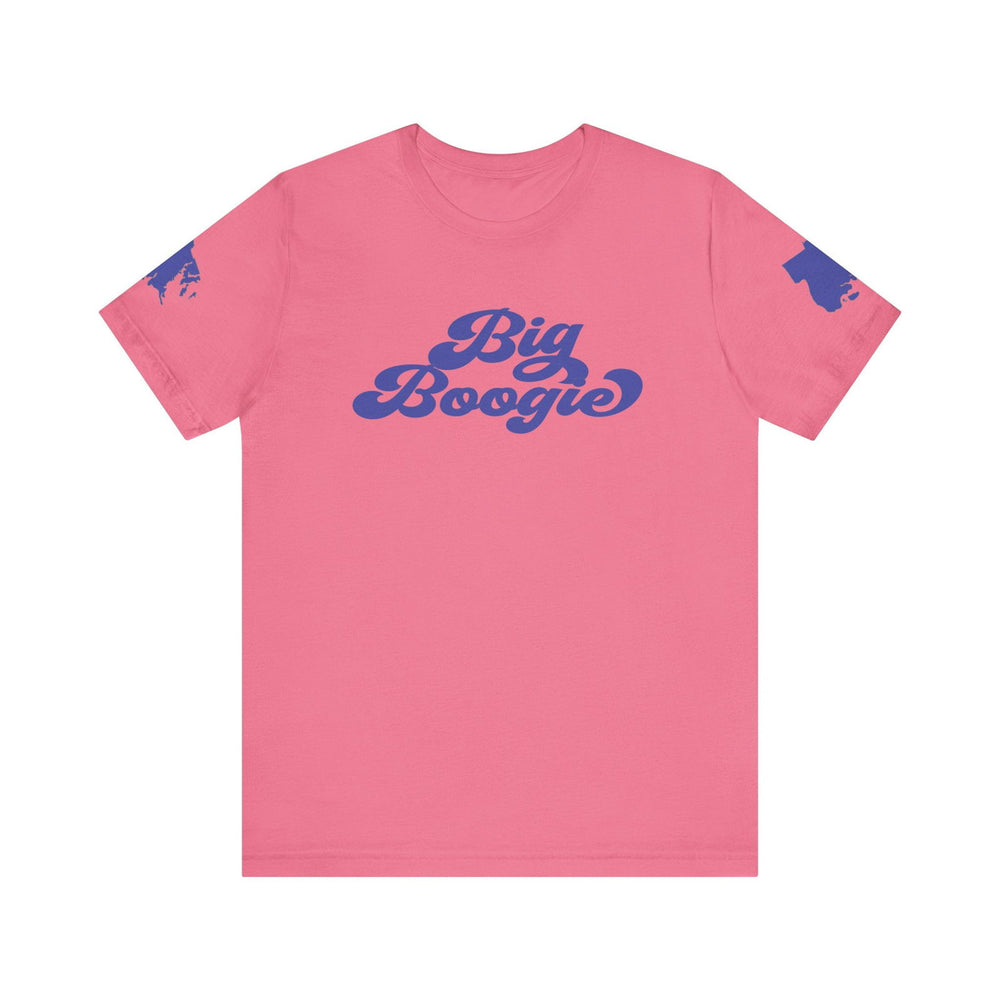 BIG BOOGIE HIP HOP BLU Short Sleeve Tee - PDR LFE Charity Pink / XS PDR LFE