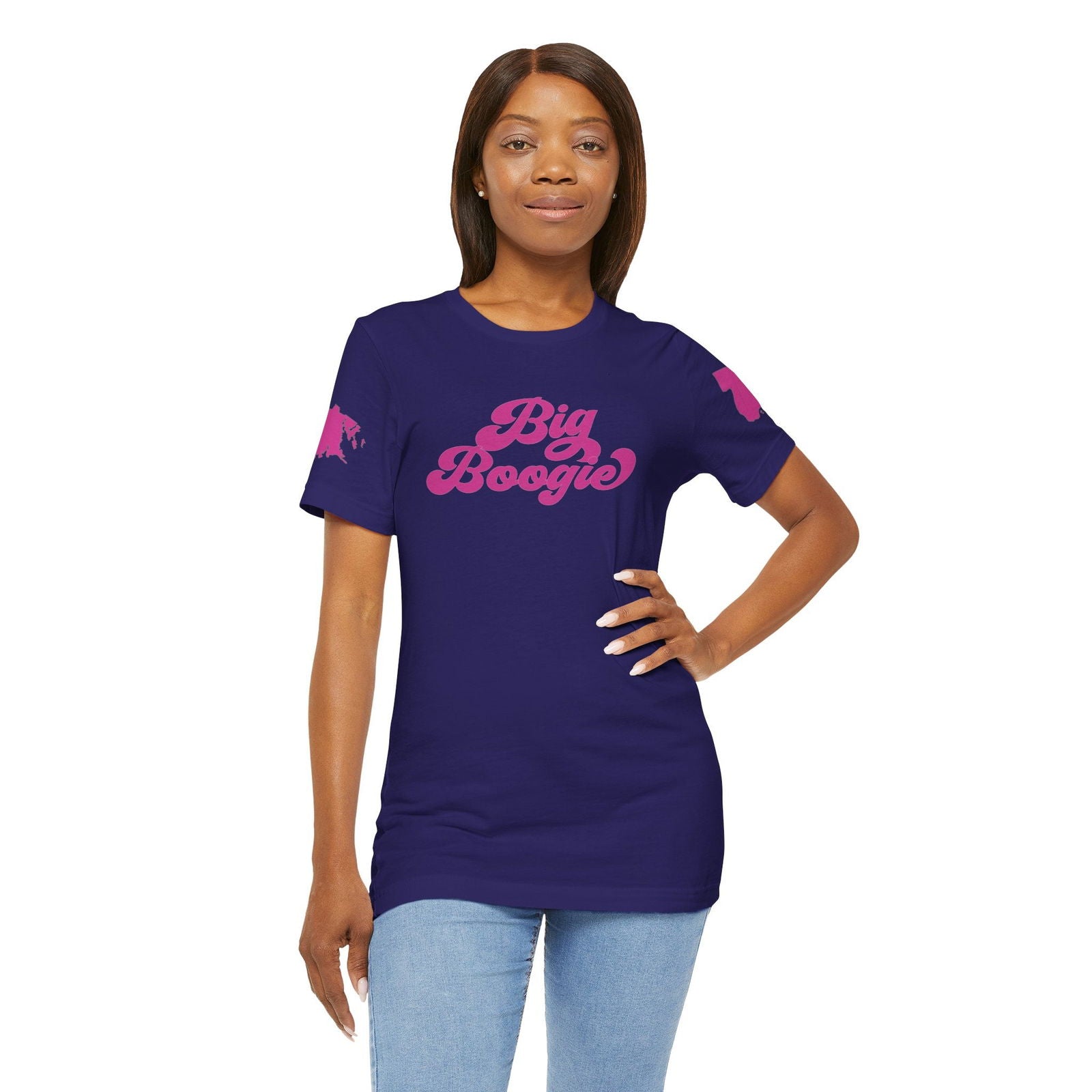 BIG BOOGIE PINK HIP HOP Short Sleeve Tee - PDR L.F.E. 