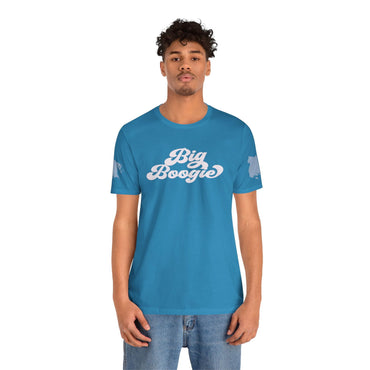 BIG BOOGIE WHT HIP HOP Short Sleeve Tee - PDR LFE Aqua / XS PDR LFE
