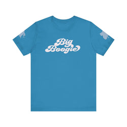 BIG BOOGIE WHT HIP HOP Short Sleeve Tee - PDR LFE Aqua / XS PDR LFE
