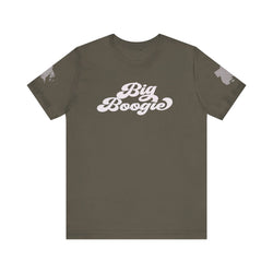 BIG BOOGIE WHT HIP HOP Short Sleeve Tee - PDR LFE Army / XS PDR LFE