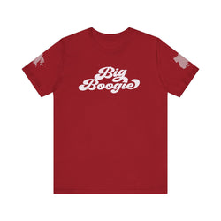 BIG BOOGIE WHT HIP HOP Short Sleeve Tee - PDR LFE Canvas Red / XS PDR LFE