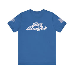 BIG BOOGIE WHT HIP HOP Short Sleeve Tee - PDR LFE Columbia Blue / XS PDR LFE