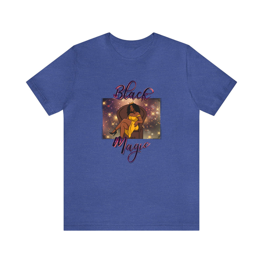 BLACK MAGIC Hip Hop Short Sleeve Tee - PDR LFE Heather True Royal / S PDR LFE