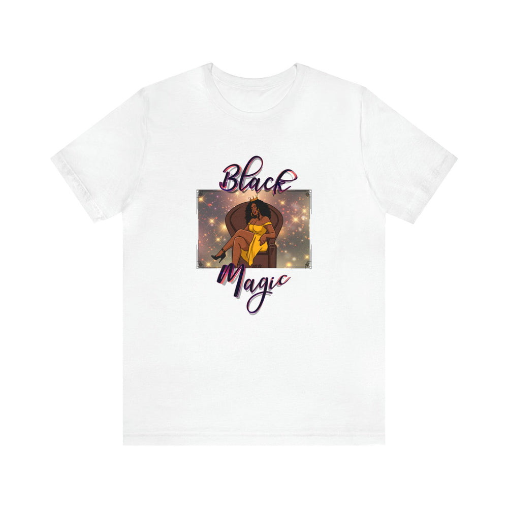 BLACK MAGIC Hip Hop Short Sleeve Tee - PDR LFE White / S PDR LFE