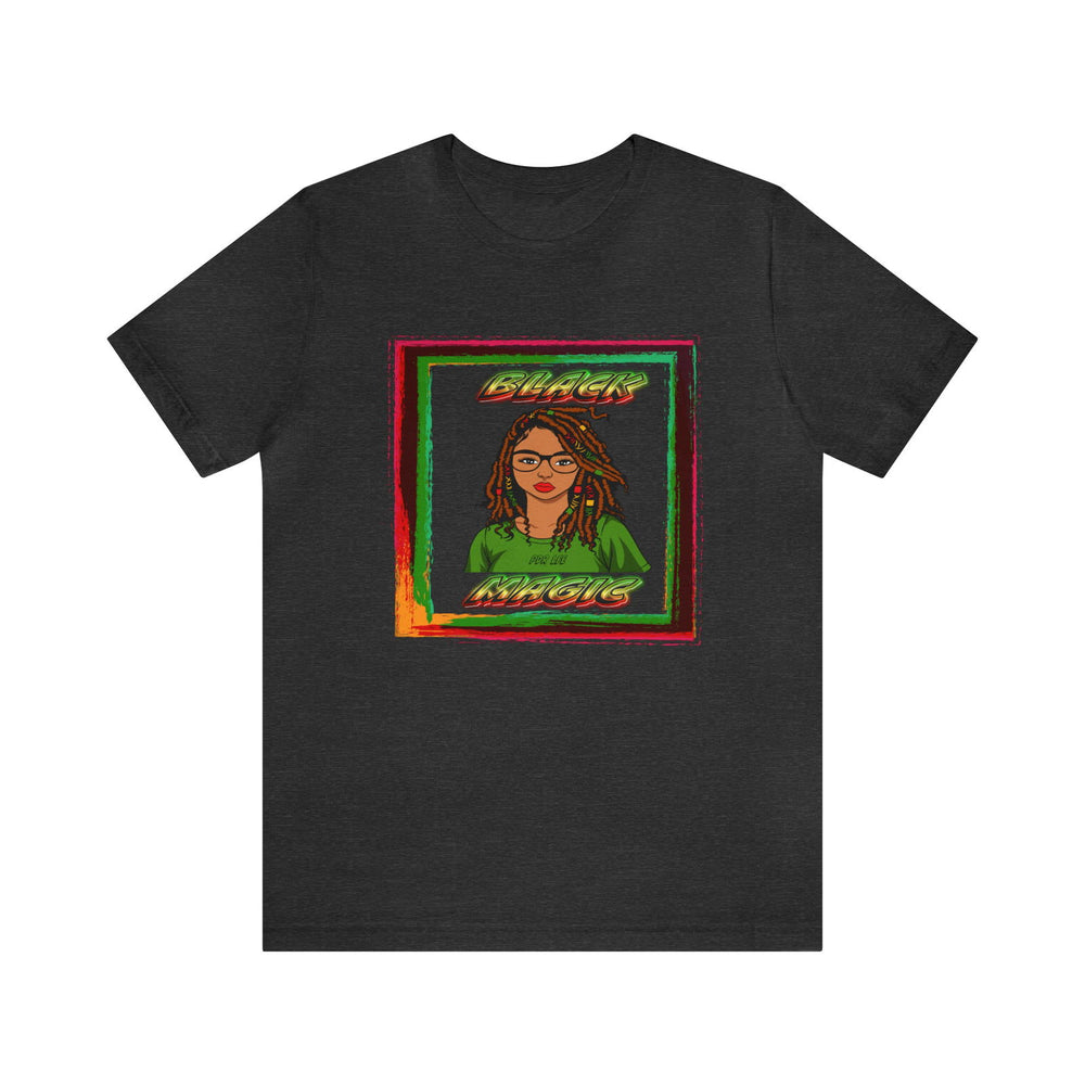 BLACK MAGIC TWIST Hip Hop Short Sleeve Tee - PDR LFE Dark Grey Heather / S PDR LFE