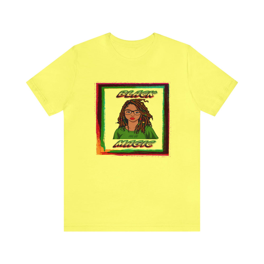 BLACK MAGIC TWIST Hip Hop Short Sleeve Tee - PDR LFE Yellow / S PDR LFE