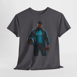 R.O.S.E. (REAL ONES STILL EXIST) BLUE MALE  HIP HOP SHORT SLEEVE T-SHIRT