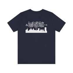 BOOGIE DOWN BRONX II UNISEX HIP HOP TSHIRT - PDR LFE Navy / XS PDR LFE