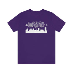 BOOGIE DOWN BRONX II UNISEX HIP HOP TSHIRT - PDR LFE Team Purple / XS PDR LFE
