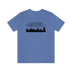 BOOGIE DOWN BRONX UNISEX HIP HOP TSHIRT - PDR LFE Heather Columbia Blue / XS PDR LFE
