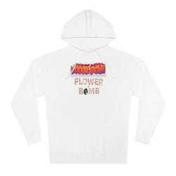 BOOGIE DOWN FLOWER BOMB Hip Hop Unisex Hooded Sweatshirt - PDR LFE XS / White PDR LFE