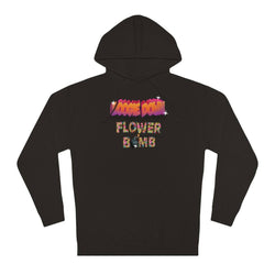 BOOGIE DOWN FLOWER BOMB Hip Hop Unisex Hooded Sweatshirt - PDR LFE XS / Black PDR LFE