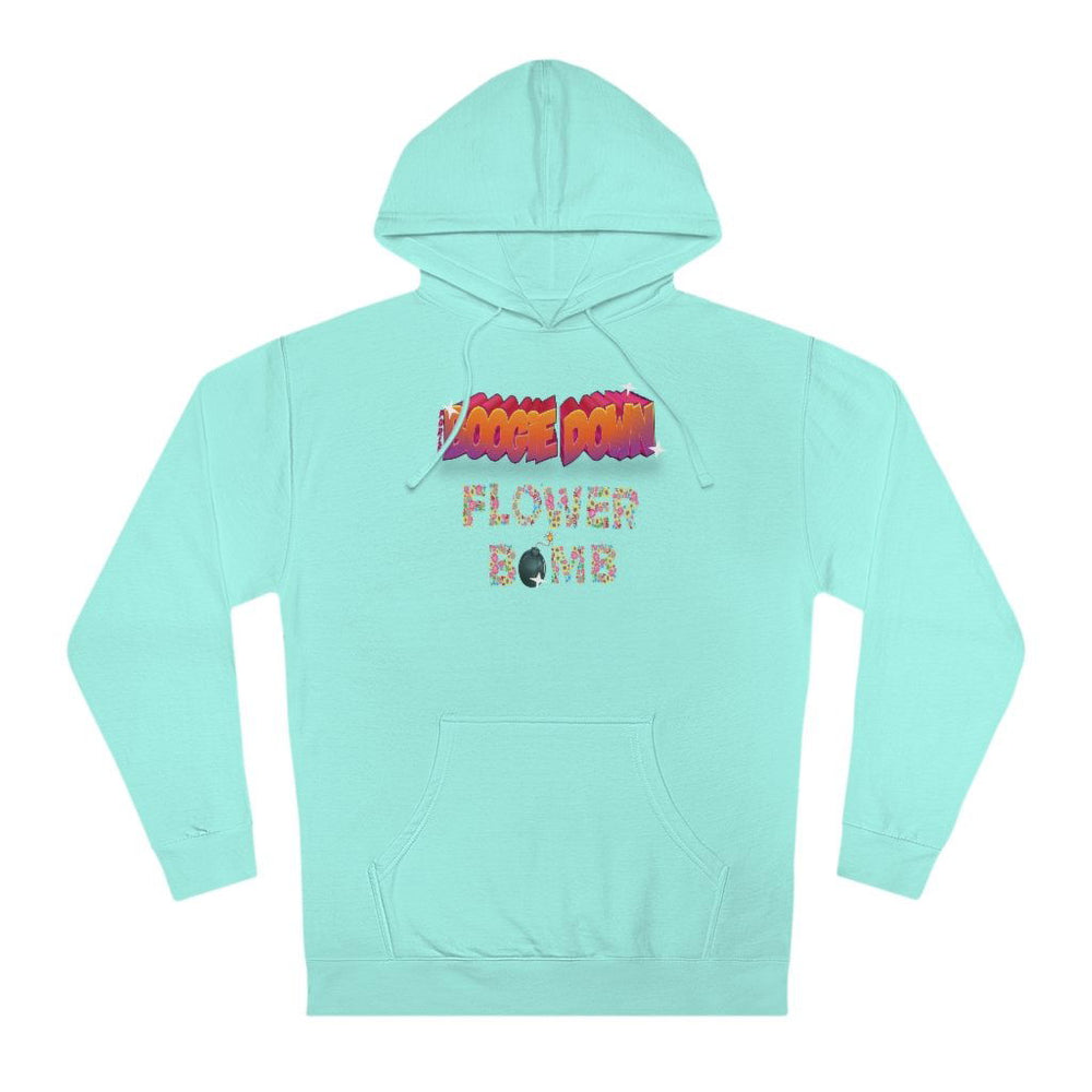 BOOGIE DOWN FLOWER BOMB Hip Hop Unisex Hooded Sweatshirt - PDR LFE XS / Mint PDR LFE