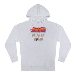 BOOGIE DOWN FLOWER BOMB Hip Hop Unisex Hooded Sweatshirt - PDR LFE XS / Grey Heather PDR LFE