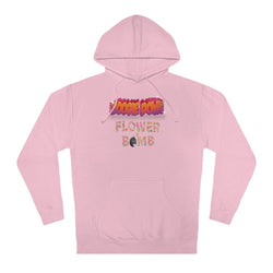 BOOGIE DOWN FLOWER BOMB Hip Hop Unisex Hooded Sweatshirt - PDR LFE XS / Light Pink PDR LFE