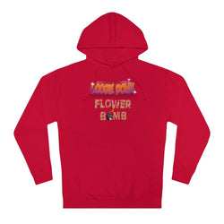 BOOGIE DOWN FLOWER BOMB Hip Hop Unisex Hooded Sweatshirt - PDR LFE XS / Red PDR LFE