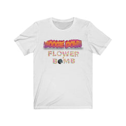BOOGIE DOWN FLOWER BOMB Unisex Jersey Short Sleeve Tee - PDR LFE White / S PDR LFE