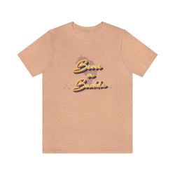 BORN A BADDIE Short Sleeve Tee - PDR LFE Heather Peach / XS PDR LFE