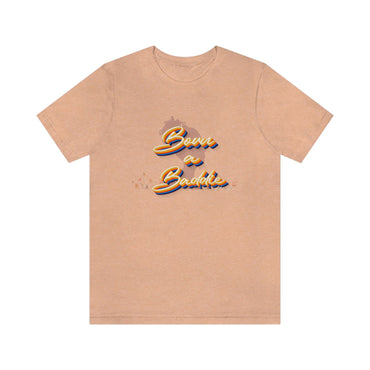 BORN A BADDIE Short Sleeve Tee - PDR LFE Heather Peach / XS PDR LFE