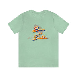 BORN A BADDIE Short Sleeve Tee - PDR LFE Heather Mint / XS PDR LFE