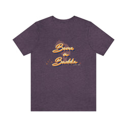 BORN A BADDIE Short Sleeve Tee - PDR LFE Heather Team Purple / XS PDR LFE