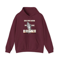 BORN IN THE BRONX Heavy Blend™ Hooded Sweatshirt - PDR LFE Maroon / S PDR LFE