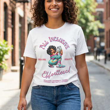 BRAINS AND BEAUTY Hip Hop Short Sleeve T-Shirt