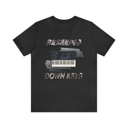 BREAKING DOWN KEYS 2 Short Sleeve Tee - PDR LFE Dark Grey Heather / S PDR LFE