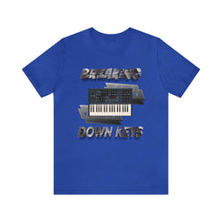 BREAKING DOWN KEYS 2 Short Sleeve Tee - PDR LFE True Royal / S PDR LFE