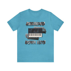 BREAKING DOWN KEYS 2 Short Sleeve Tee - PDR LFE Heather Aqua / S PDR LFE