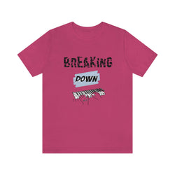 BREAKING DOWN KEYS UNISEX HIP HOP TSHIRT - PDR LFE Berry / XS PDR LFE