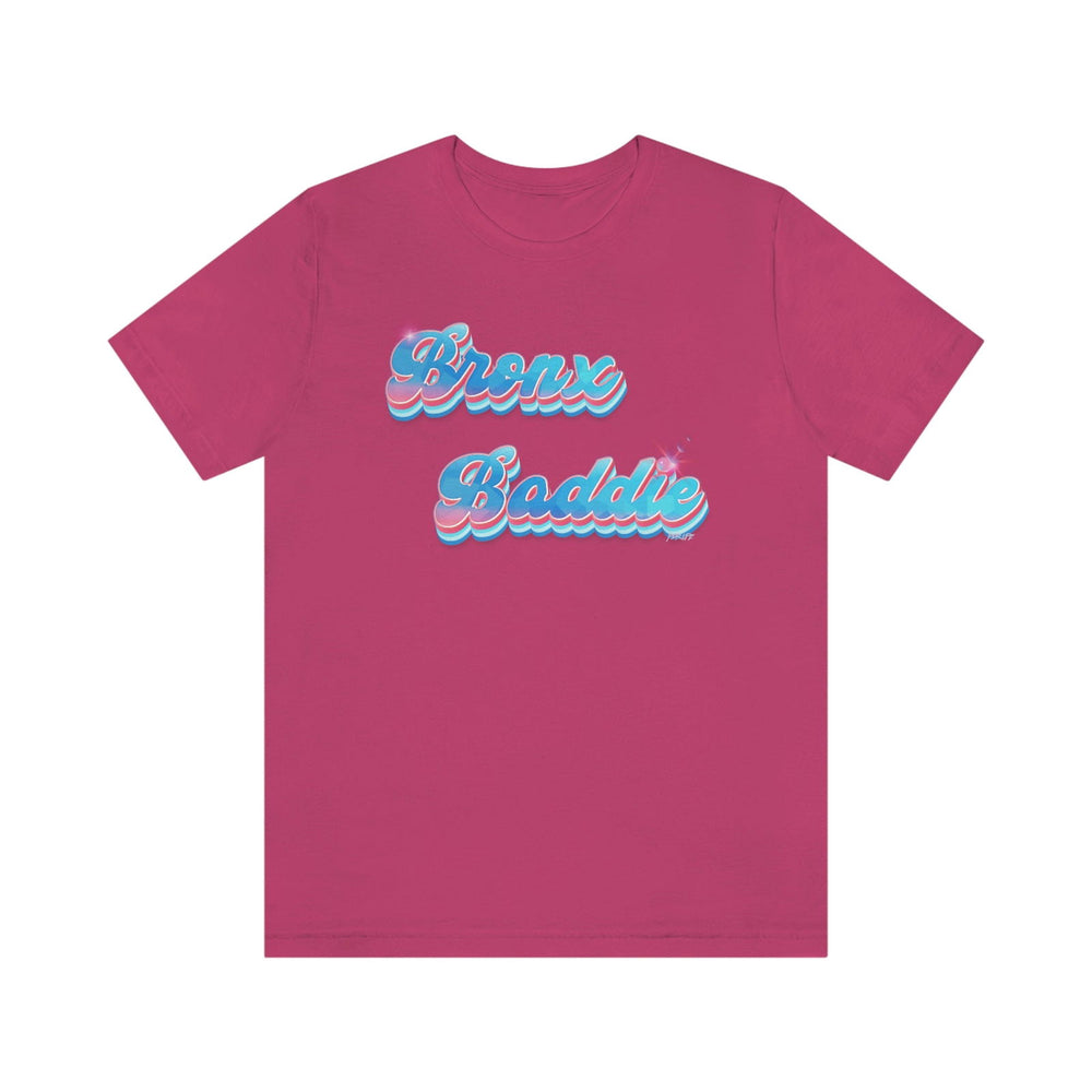 BRONX BADDIE GLOW HIP HOP FEMALE Short Sleeve Tee - PDR LFE Berry / XS PDR LFE